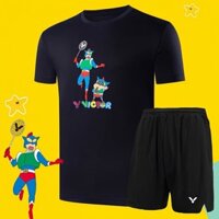 Áo Cầu Lông Độc Đáo Phong Cách Mới VICTO Nam Nữ Cầu Lông Phù Hợp Với Nam Nữ Áo Sơ Mi Văn Hóa Nhanh Khô Thoáng Khí Thể Thao Ngoài Trời Thi Đấu Áo Thun Huấn Luyện