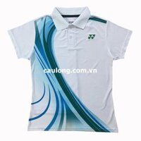 Áo Cầu Lông Nam Nữ Cổ Bâu Yonex 7947 Màu Trắng