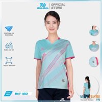 Áo Cầu Lông Nữ Bulbal SS23 BAT1013 Ngọc - Áo Thể Thao Thoáng Khí Hạn Chế Mồ Hôi