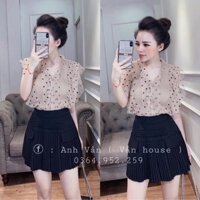 Áo chấm bi hót hít