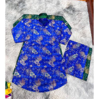 áo Chầu gấm trơn đẹp sang- khăn áo hầu đồng