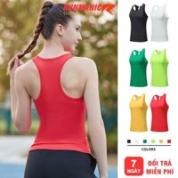 Áo chạy bộ nữ áo ba lỗ thể thao nữ RUNMANIC ACB07 thoáng khí nhanh khô, dành cho chạy bộ, tập gym, yoga