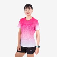Áo Chạy Bộ Nữ Wolf Active Vân Nước 124, Chất vải Wolf Active Cao Cấp, Nhanh Khô, Thấm Hút Mồ Hôi Tốt