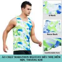 Áo chạy Marathon BX23103 siêu nhẹ,mềm mịn,thoáng khí