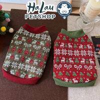 Áo cho chó mèo, áo giáng sinh cho chó mèo, áo noel cho chó mèo, áo ấm cho chó mèoHALAUPetshop OD238.