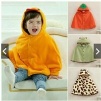 Áo Choàng 1 Lớp Nỉ Cho Bé Từ 6 Đến 13kg cao cấp
