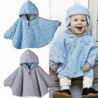 Áo choàng 2 mặt cho bé yêu đi chơi cực xinh <3