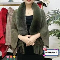 Áo Choàng Cardigan Dệt Kim Thời Trang Mùa Đông Cho Nữ