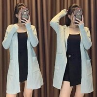 Áo choàng cardigan len tăm rạn chất siêu mịn loại dày