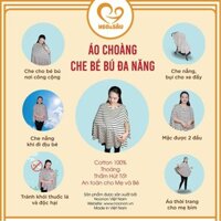 Áo Choàng Cho Bé, Áo Che Bé Bú Nơi Công Cộng Noonon