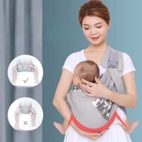 [Áo choàng cho bé ti sữa] Địu vải cotton đa năng,địu em bé sơ sinh từ 0-36 tháng,đai địu bé phía trước tiện lợi