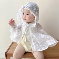 Áo choàng chống nắng cho bé mùa hè khăn choàng công chúa mỏng cho bé gái áo chống nắng cho bé gái áo choàng đi chơi cho bé [xds]