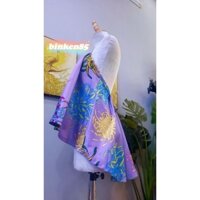 Áo choàng cổ đuôi tôm hàng thiết kế cao