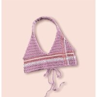 Áo choàng cổ len handmade