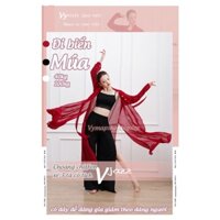 Áo choàng dáng dài 3 tà cổ tích -trang phục múa- trang phục đi biển BIGSIZE