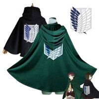 Áo choàng hóa trang thành nhân vật anime Shingeki No Kyojin Levi Ackerman trong phim Attack On Titan độc đáo