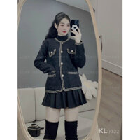 áo choàng len 2 màu