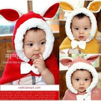 ÁO CHOÀNG LEN TAI THỎ