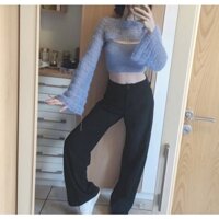 áo choàng móc tay mohair crochet