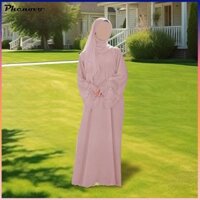 Áo choàng phenovo Truyền thống Trung Đông Quần áo có khăn trùm đầu dài tay