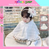 Áo Choàng Ren Chống nắng Cho Bé Gái Mùa Hè | Áo Choàng Ren Cánh Dơi