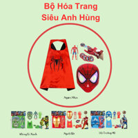 Áo choàng siêu nhân siêu anh hùng đa dạng mẫu mã và phụ kiện cho bé hóa trang vui chơi cùng bạn bè