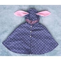 Áo choàng tai thỏ cho bé