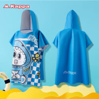 Áo Choàng Tắm Kappa Có Mũ Trùm Chất Liệu Dày Dặn Dành Cho Bé Đi Bơi