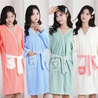 Áo choàng tắm thời trang có thể đeo được Khăn tắm dành cho người lớn Áo tắm khô nhanh 0216