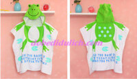 Áo choàng tắm trẻ em hình Ếch xanh (Size: 0-6 tuổi)