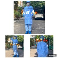 Áo choàng thực phẩm - áo blouse trắng dáng dài