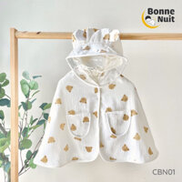 Áo choàng xô chống nắng kèm mũ chống giọt bắn