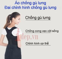 Áo chống gù lưng. Đai chỉnh hình chống cong vẹo cột sống