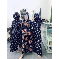 Áo Chống Nắng 2 Lớp Vải Lanh Nhật Toàn Thân new