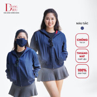 Áo Chống Nắng Bigsize 2 Lớp, Chất Jean Cotton, Thoáng Khí, Thiết Kế Thanh Lịch, Bảo Vệ Da | Tặng Khẩu Trang
