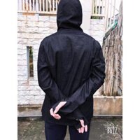 Áo chống nắng bò nam 2 lớp vải jean lót rằn ri dày mát nam tính - XXL71kg-79kg