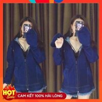 Áo Chống Nắng Bò Nữ ⚡️FREESHIP⚡️ Áo Vải Bò Cao Cấp - Chống Nắng - Chống Tia UV - Làm Mát Cực Tốt