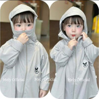 Áo chống nắng cho bé 2-10 tuổi có mũ che cao cấp , Áo khoác chống nắng cho bé thoáng mát chống UV