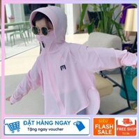 Áo chống nắng cho bé trai bé gái Áo khoác chống nắng trẻ em mùa hè cotton 100% chống tia UV 2 - 8 tuổi CN02