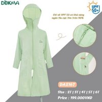 ÁO CHỐNG NẮNG DÁNG DÀi CHO BÉ 2-6 TUỔi DOKMA