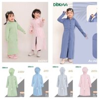 Áo chống nắng dáng dài Dokma 2-10Y, S, M, L (11kg-55kg)