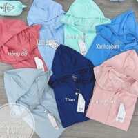ÁO CHỐNG NẮNG KÍN MẶT TAY TRÙM CÓ KHÓA KÉO 2 BÊN TÚI HY76