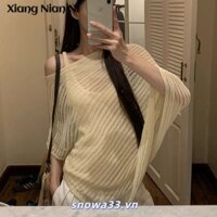 Áo chống nắng mới dành cho nữ Áo dệt kim Openwork phù hợp