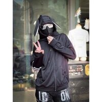 Áo chống nắng mũ tai thơ nam nữ ,chất dầy mịn mát dáng rộng Unisex từ 40-65kg