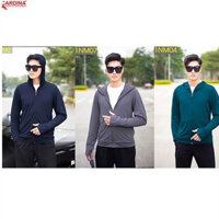 Áo Chống Nắng Nam Chất Thun Lạnh làm mát khử mùi cơ thể, chống nắng nóng cao cấp CARDINA - Tặng Kèm Khẩu Trang