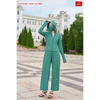 Áo chống nắng nữ 2 lớp CARDINA chất liệu Ice text công nghệ sợi lạnh thiết kế dạng quần chống nắng UPF50+ 4CHF01