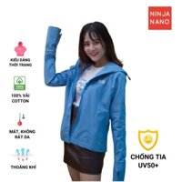 Áo Chống Nắng Nữ Chuyên Dụng Cao cấp Ninja Nano - Xanh Blue