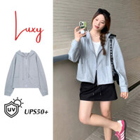 Áo Chống Nắng Nữ [ HÀNG QC ] Chất Liệu Umi Mát Lạnh Áo Khoác Chống Nắng Dáng Cánh Dơi Dáng Ngắn