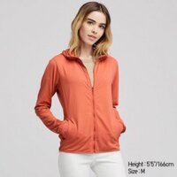 Áo chống nắng thun lạnh UNIQLO nữ - Màu cam