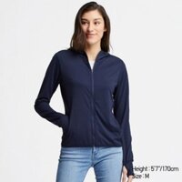 Áo chống nắng thun lạnh UNIQLO nữ - Màu navy
